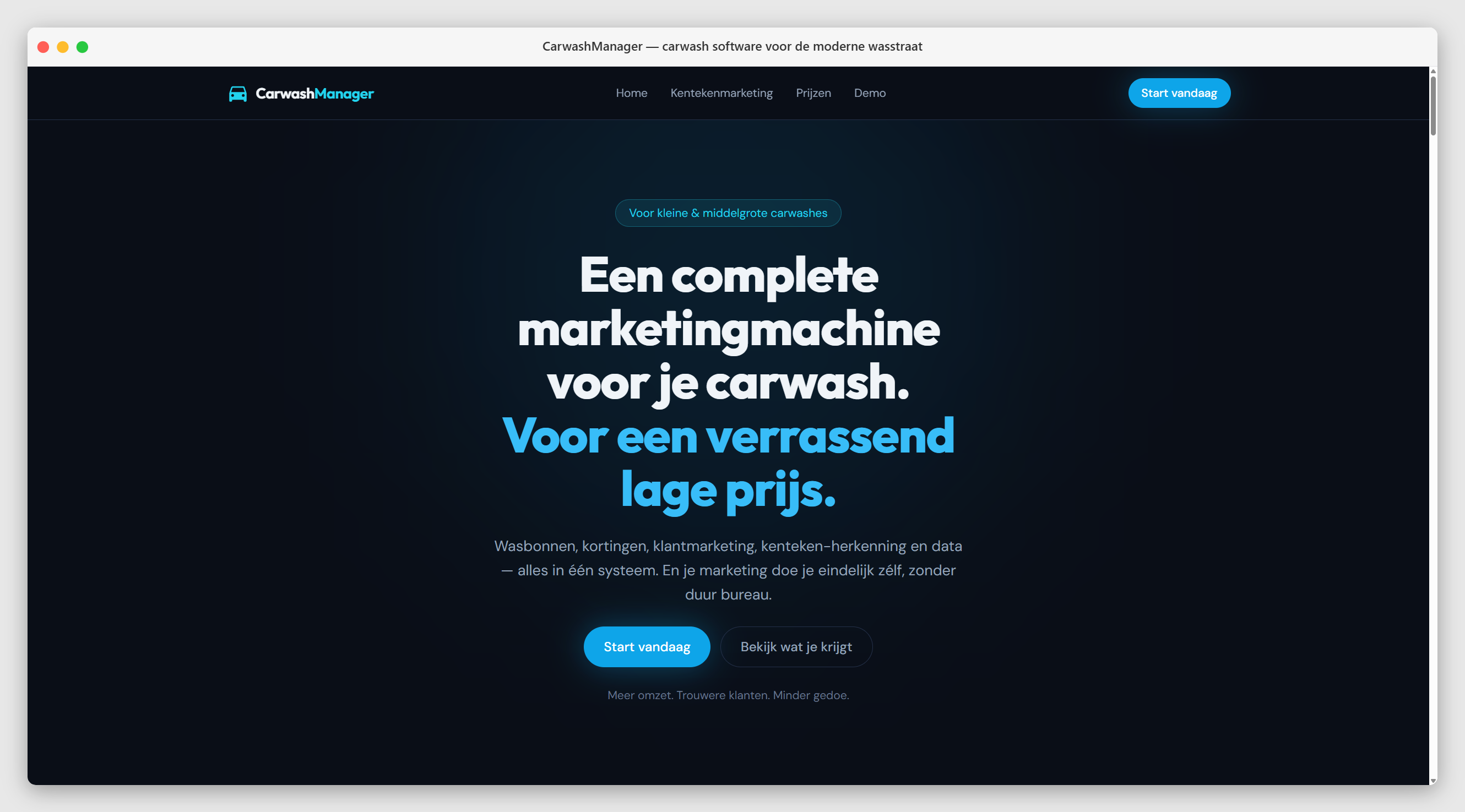 CarwashManager website