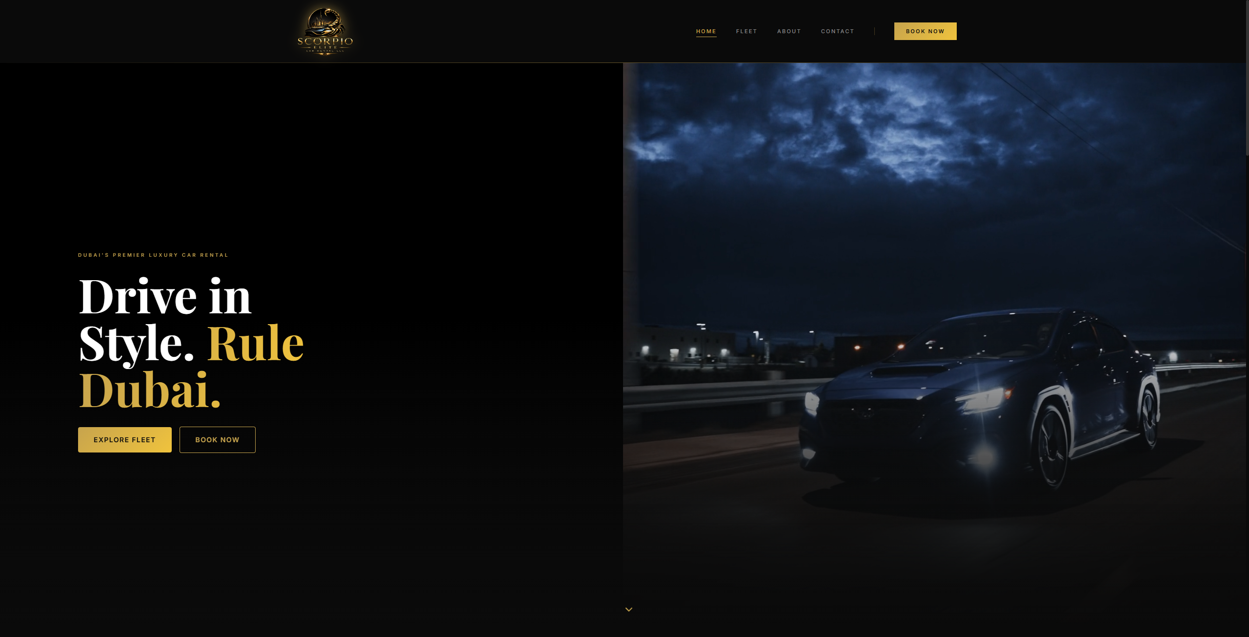 Scorpio — homepage